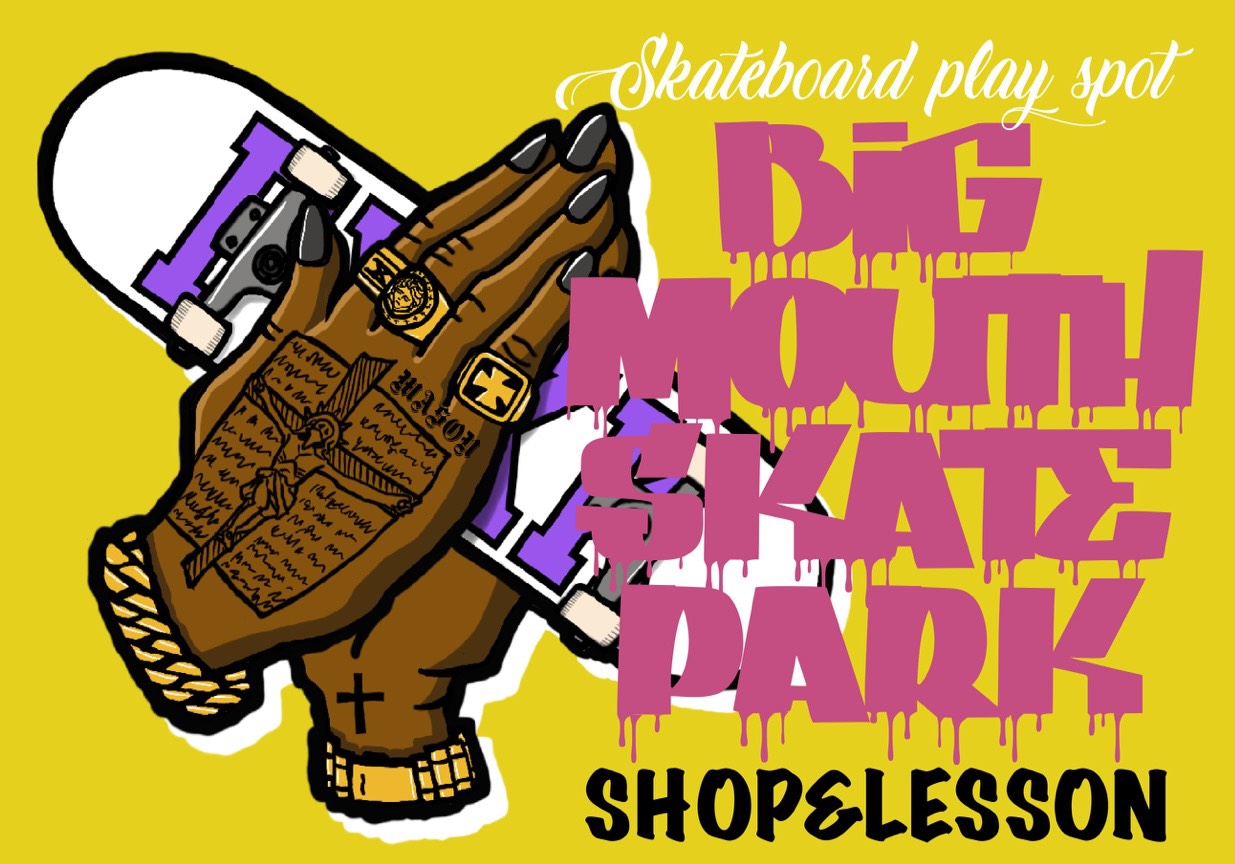 BIGMOUTH SKATEPARK SHOP & LESSONの店舗アート